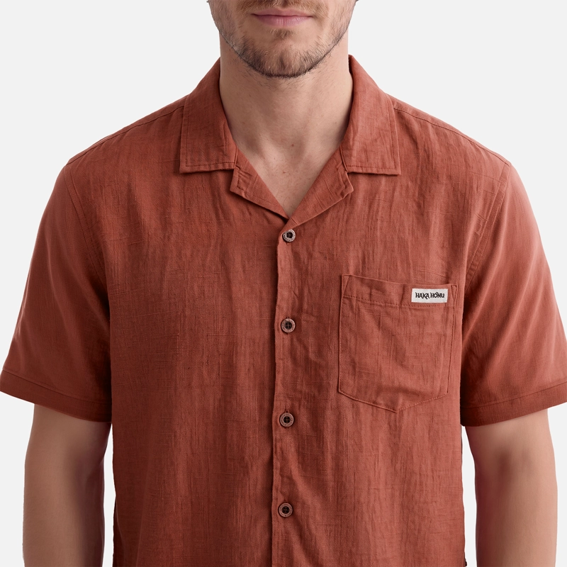 CAMISA HOMBRE LINAJE TERRACOTA HAKA HONU V27 - 4