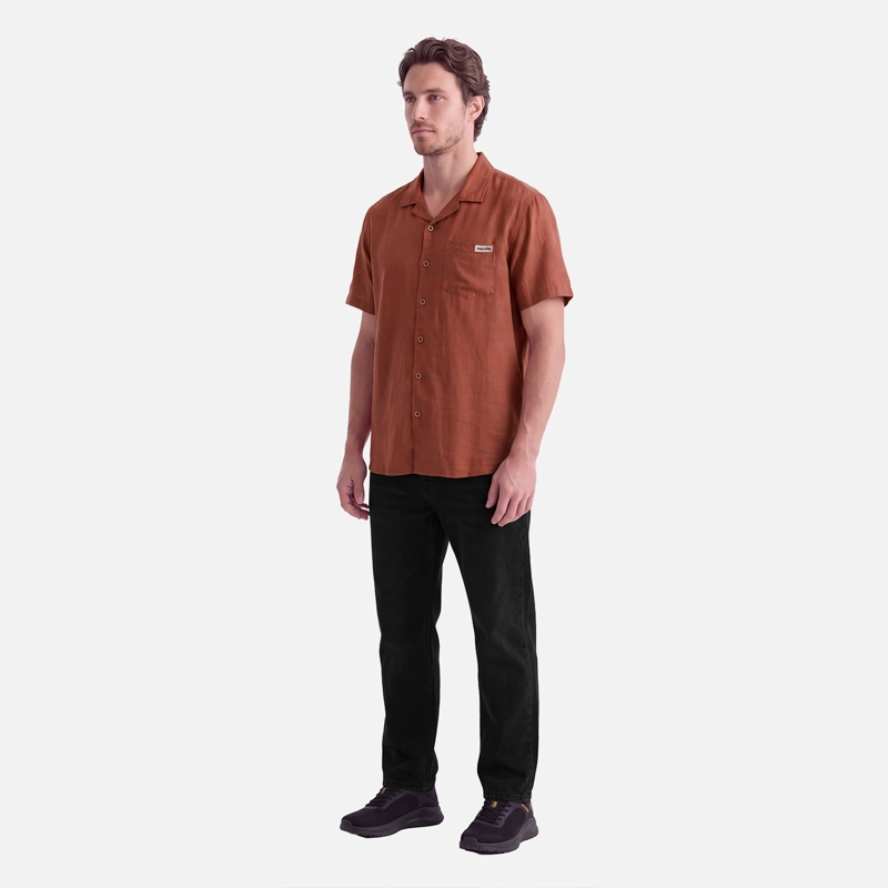 CAMISA HOMBRE LINAJE TERRACOTA HAKA HONU V27 - 5