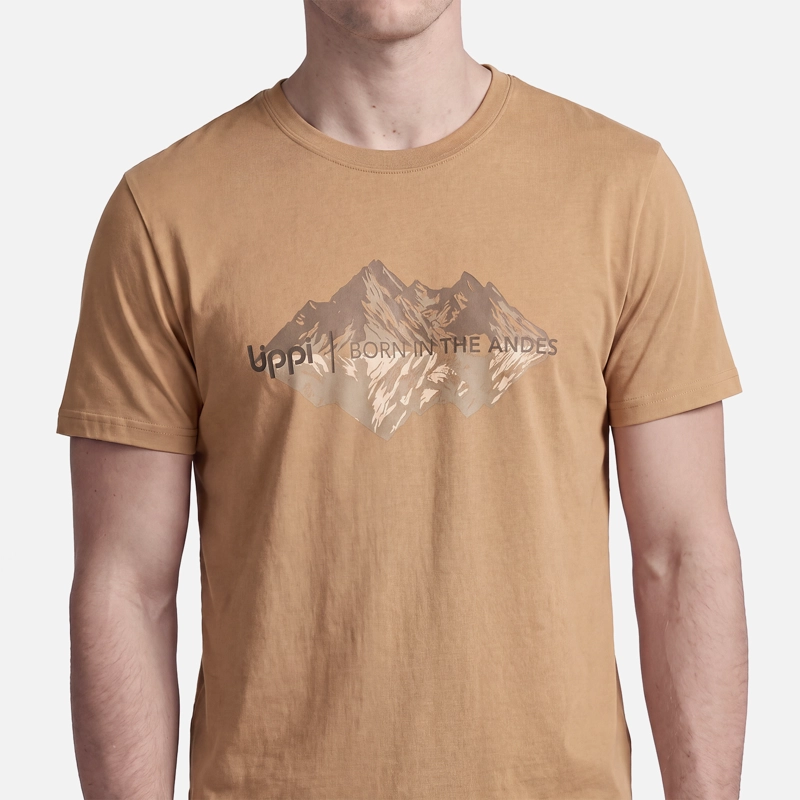 POLERA HOMBRE ULMO FRONT PRINT T-SHIRT CAMEL LIPPI V27 - 4