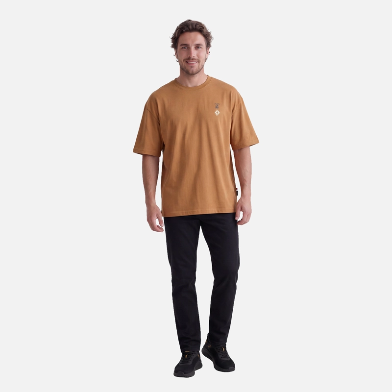 POLERA HOMBRE NORTE GRANDE MOSTAZA HAKA HONU V27 - 4