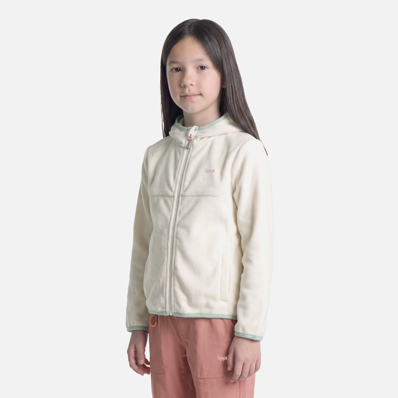 POLAR NIÑA E-ONE FULL ZIP HOODY CREMA LIPPI V27 - 2