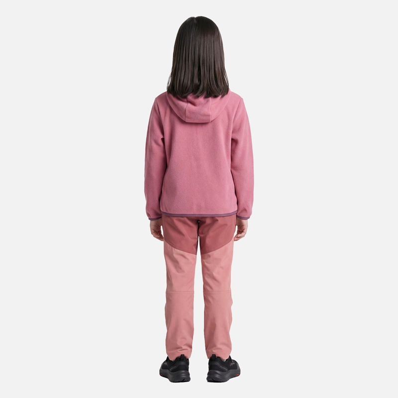 POLAR NIÑA E-ONE THERM-PRO 1/4 ZIP HOODY ROSA OSCURO LIPPI V27 - 3