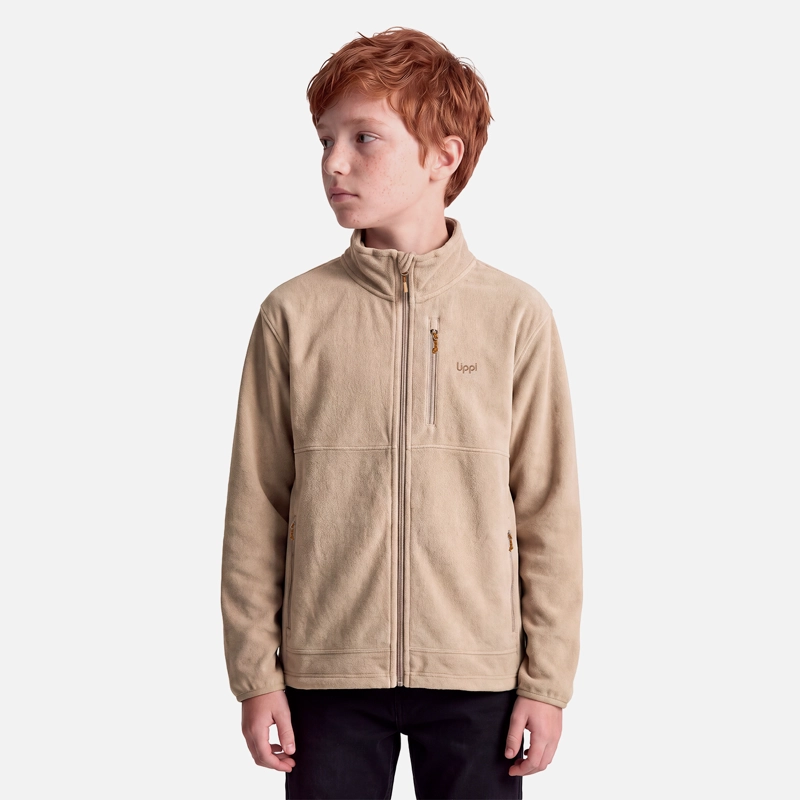 POLAR TEEN BOY E-ONE THERM-PRO FULL ZIP CANELA LIPPI V27 - 1