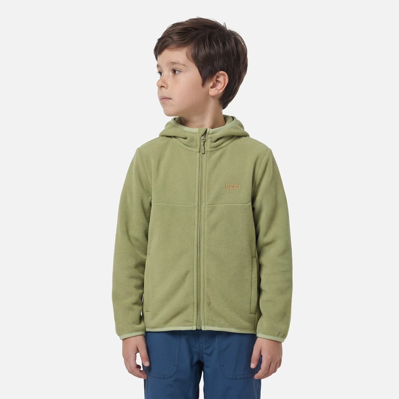 POLAR NIÑO E-ONE FULL ZIP HOODY VERDE LIPPI V27 - 2