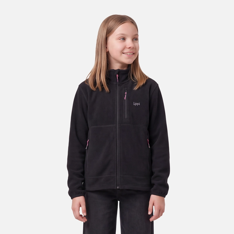 POLAR TEEN GIRL E-ONE THERM-PRO FULL ZIP NEGRO LIPPI V27 - 1