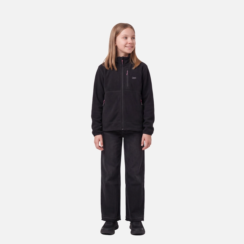 POLAR TEEN GIRL E-ONE THERM-PRO FULL ZIP NEGRO LIPPI V27 - 3