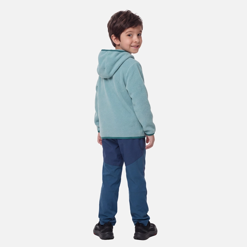 POLAR NIÑO E-ONE THERM-PRO 1/4 ZIP HOODY TURQUESA CLARO LIPPI V27 - 3