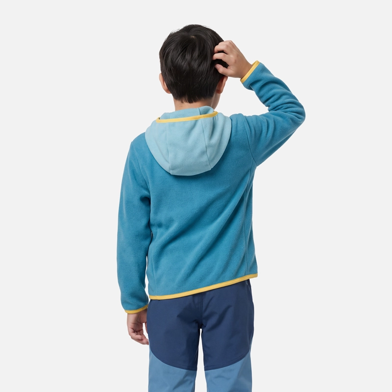 POLAR NIÑO E-ONE FULL ZIP HOODY PETROLEO CLARO LIPPI V27 - 2