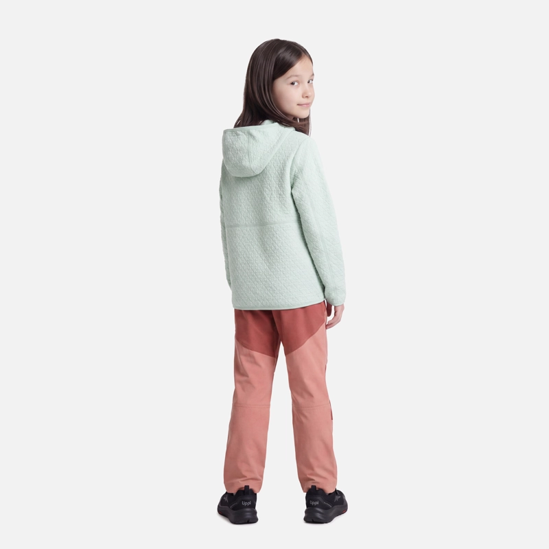 POLERON NIÑA SALTAMONTES NANO-F 1/4 ZIP HOODY JADE LIPPI V27 - 4