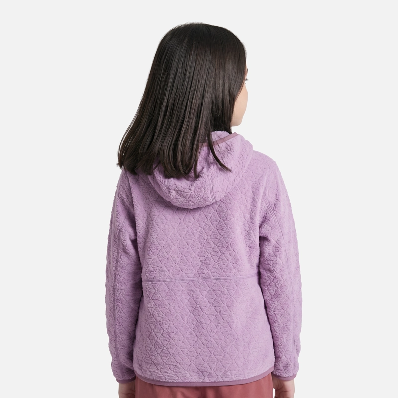 POLERON NIÑA SALTAMONTES NANO-F 1/4 ZIP HOODY PURPURA CLARO LIPPI V27 - 2