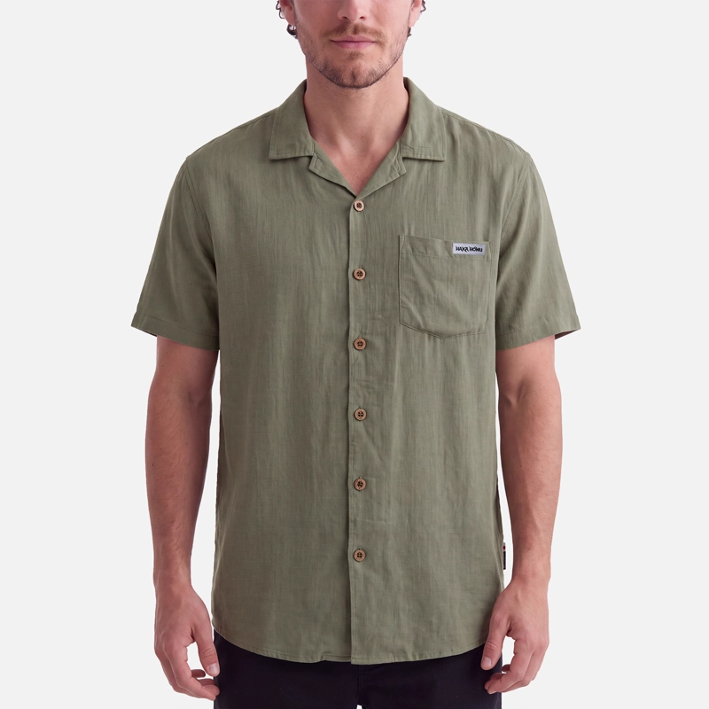 CAMISA HOMBRE LINAJE VERDE OLIVA HAKA HONU V27 - 4