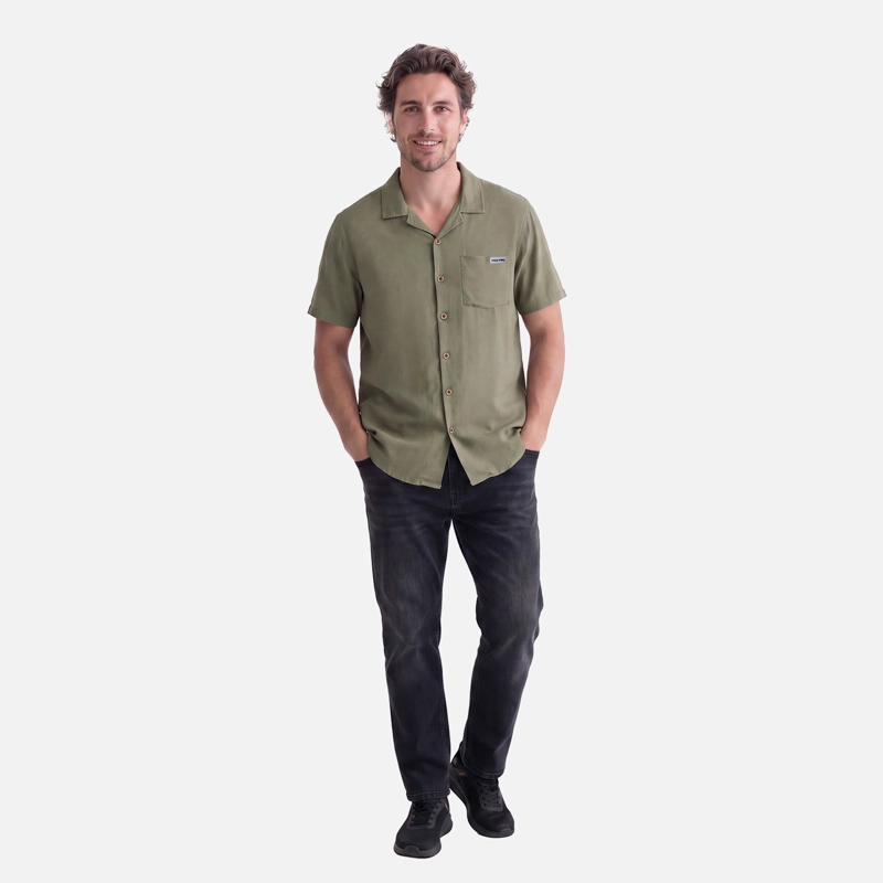 CAMISA HOMBRE LINAJE VERDE OLIVA HAKA HONU V27 - 5