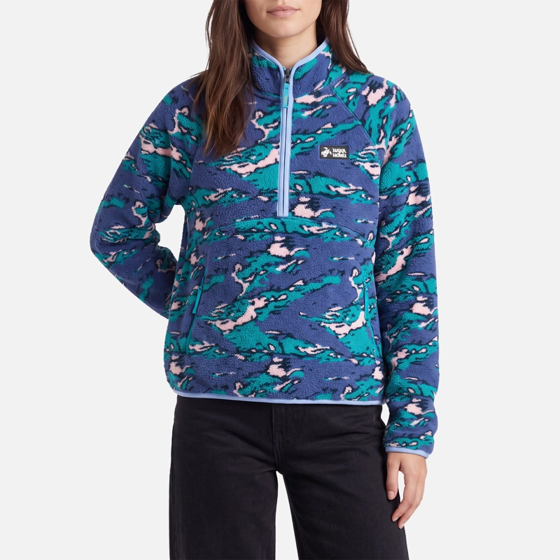POLAR MUJER FOGON PRINT TURQUESA HAKA HONU V27 - 2