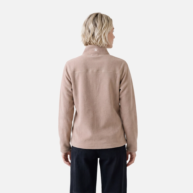 POLAR MUJER ELEMENTAL THERM-PRO 1/4 ZIP CANELA LIPPI V27 - 2