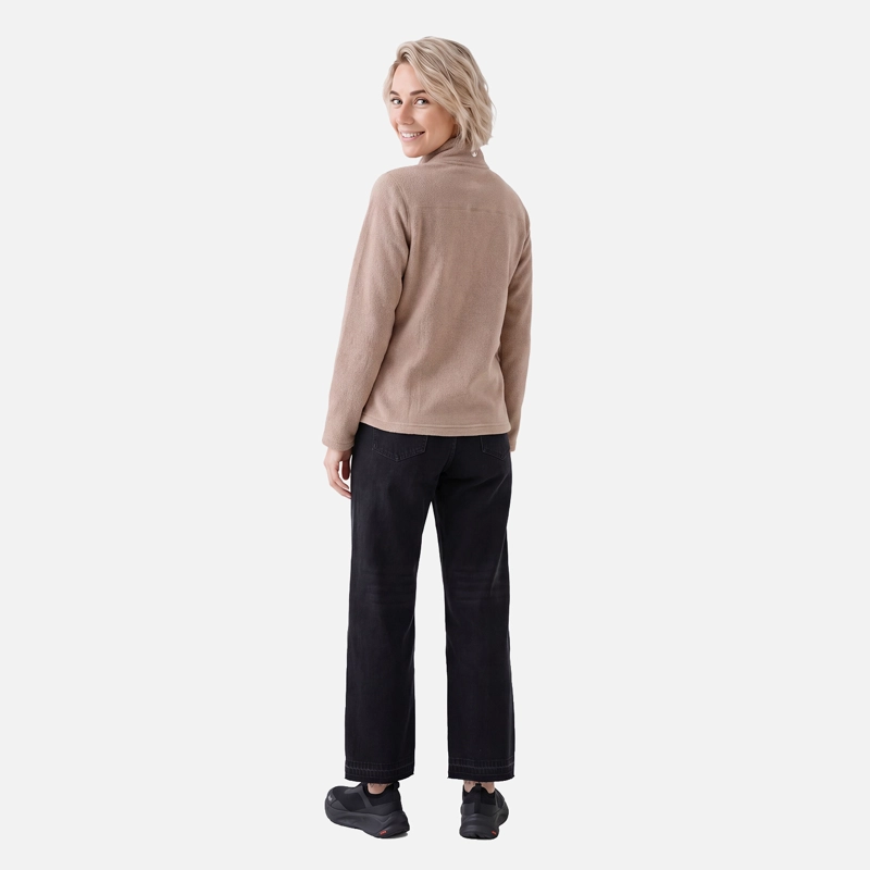 POLAR MUJER ELEMENTAL THERM-PRO 1/4 ZIP CANELA LIPPI V27 - 5