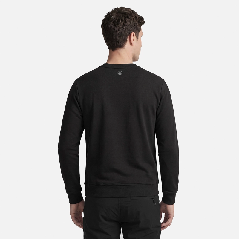POLERON HOMBRE ULMO CREWNECK SWEATSHIRT NEGRO LIPPI V27 - 2