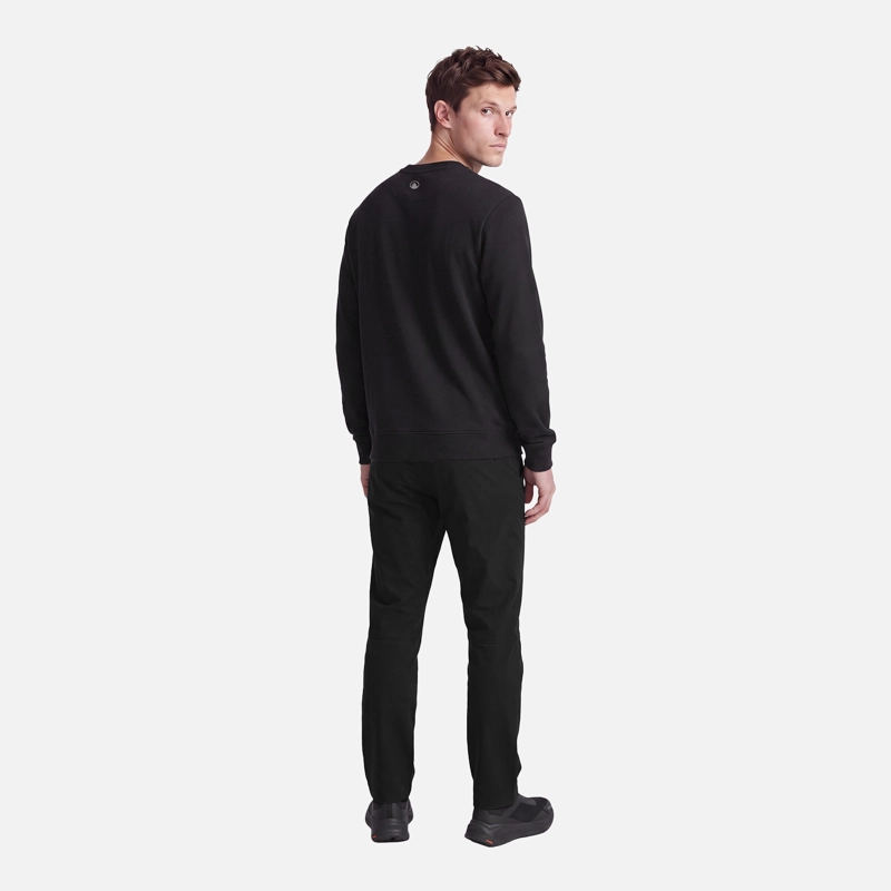 POLERON HOMBRE ULMO CREWNECK SWEATSHIRT NEGRO LIPPI V27 - 5