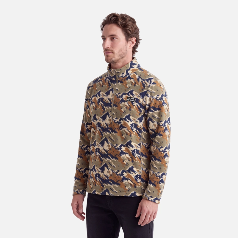 POLAR HOMBRE ASEGURAO PRINT OLIVA HAKA HONU V27 - 1