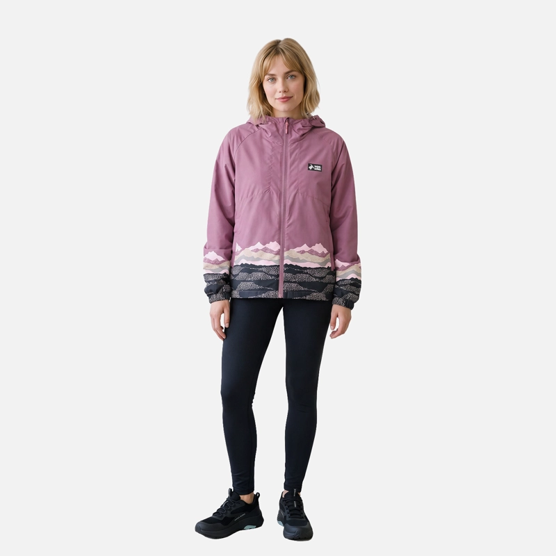 CHAQUETA MUJER APERRAO PRINT LILA HAKA HONU V27 - 2