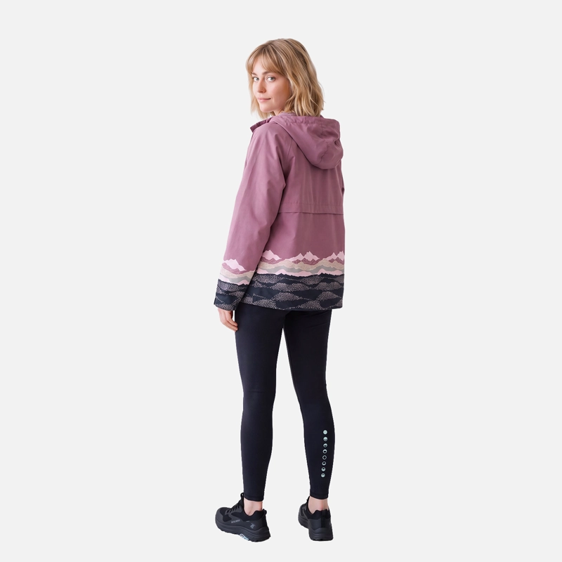 CHAQUETA MUJER APERRAO PRINT LILA HAKA HONU V27 - 3