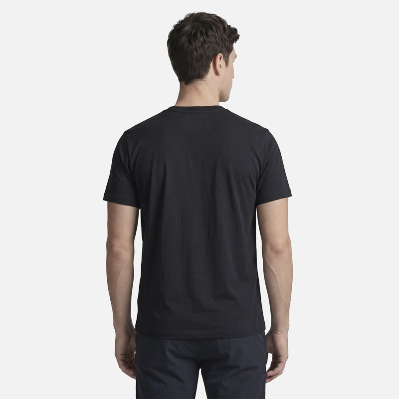 POLERA HOMBRE ULMO FRONT PRINT T-SHIRT NEGRO LIPPI V27 - 2