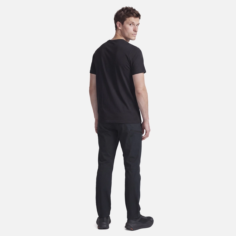 POLERA HOMBRE ULMO FRONT PRINT T-SHIRT NEGRO LIPPI V27 - 6