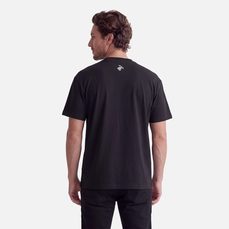 POLERA HOMBRE LOGO NEGRO HAKA HONU V27 - 3