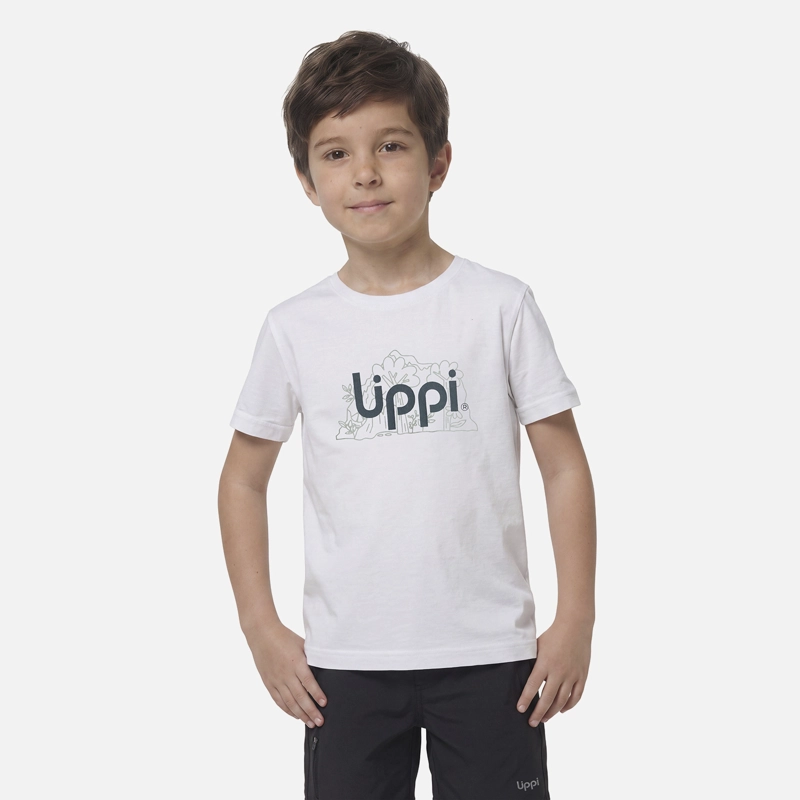 POLERA NIÑO ULMO T-SHIRT BLANCO LIPPI V27 - 1