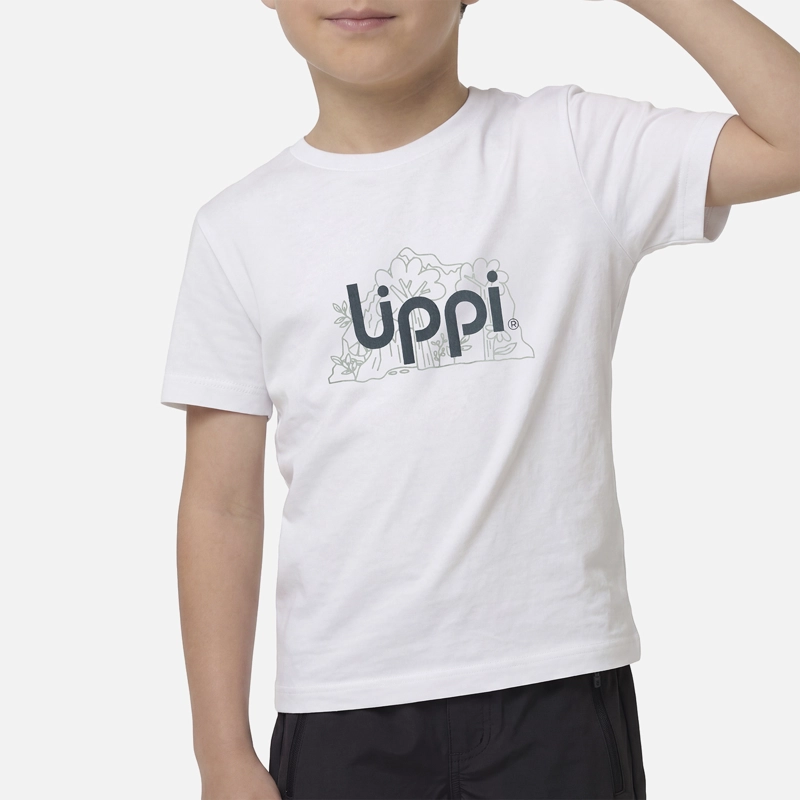 POLERA NIÑO ULMO T-SHIRT BLANCO LIPPI V27 - 3