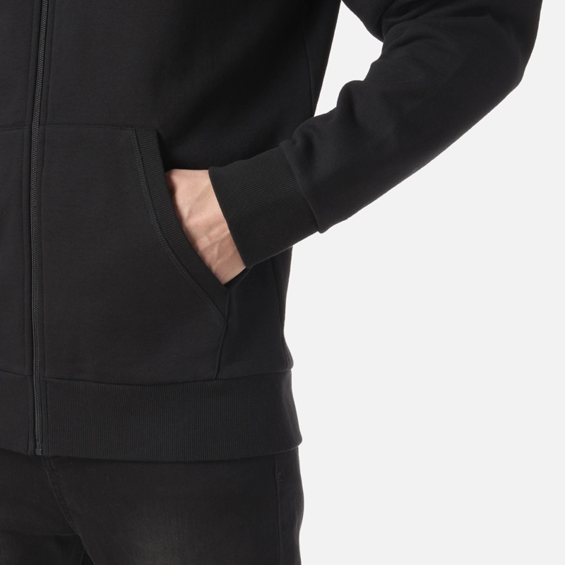 POLERON HOMBRE ULMO FULL ZIP HOODY SWEATSHIRT NEGRO LIPPI V27 - 5