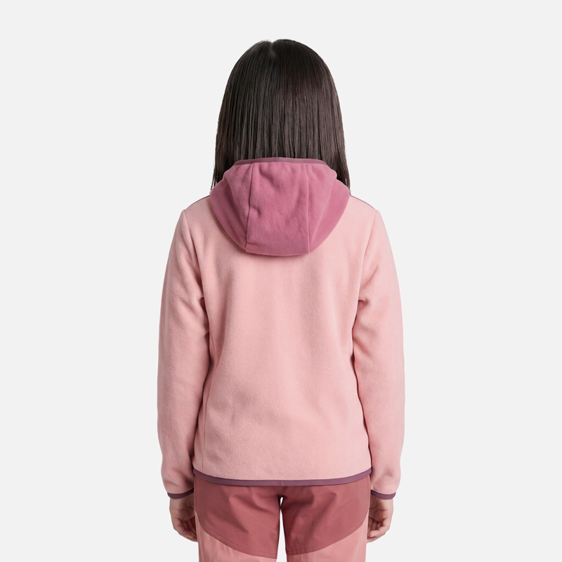 POLAR NIÑA E-ONE FULL ZIP HOODY ROSADO LIPPI V27 - 2