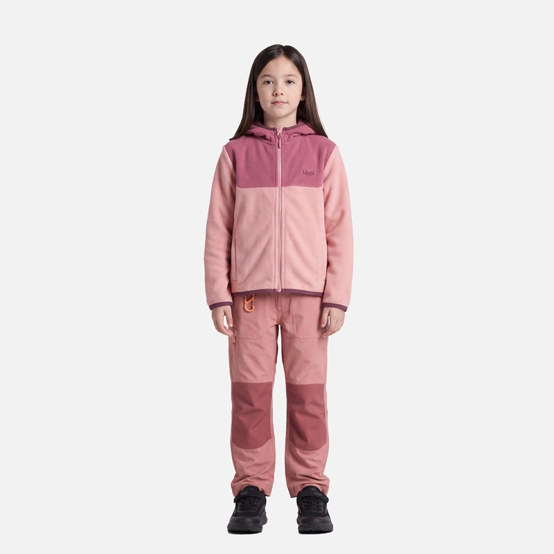 POLAR NIÑA E-ONE FULL ZIP HOODY ROSADO LIPPI V27 - 3