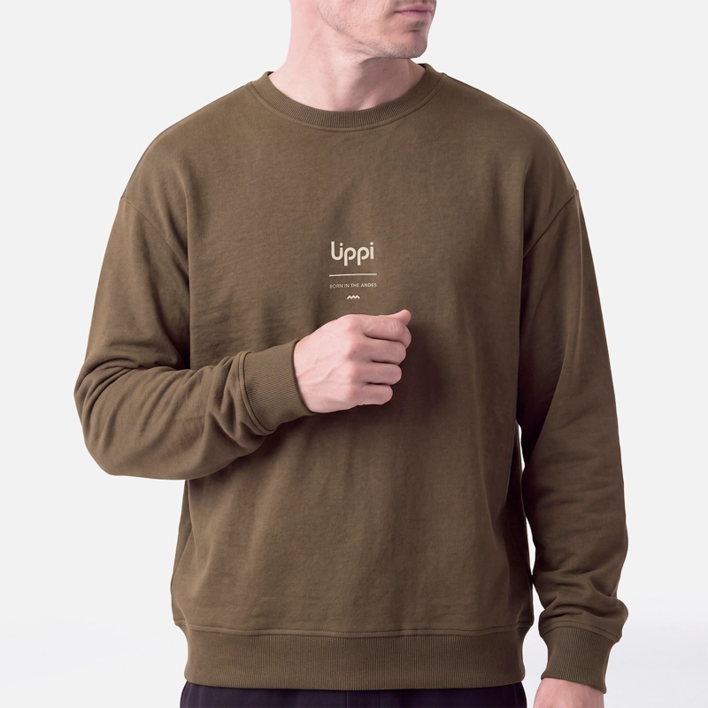 POLERON HOMBRE ULMO CREWNECK SWEATSHIRT CAFE LIPPI V27 - 4