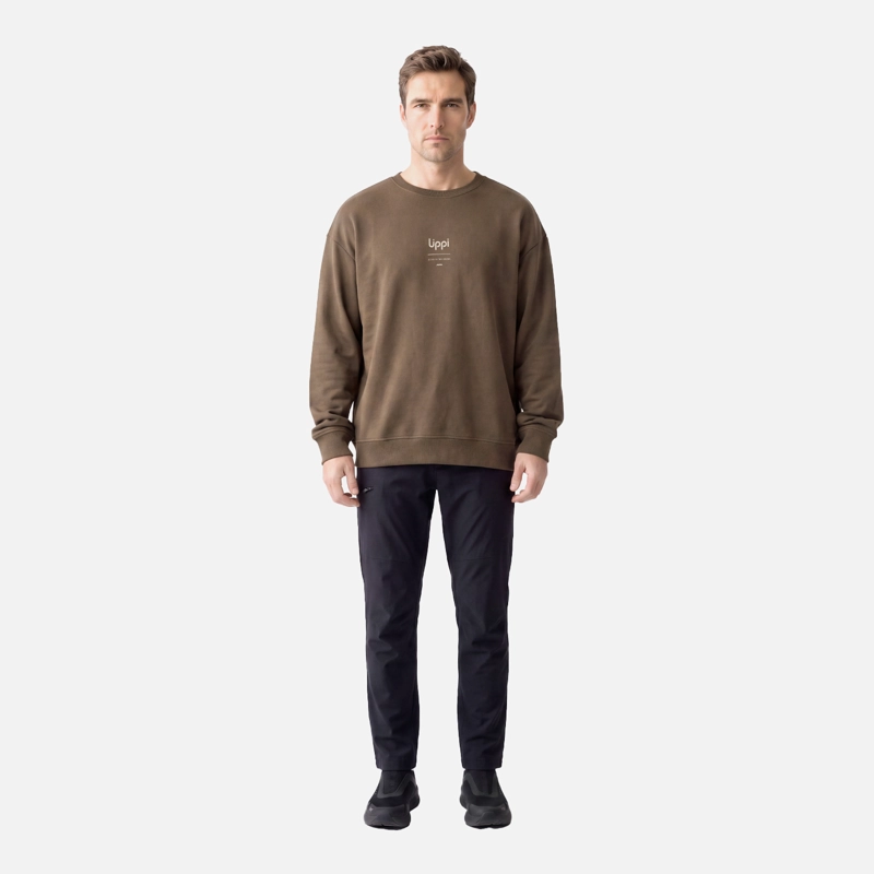 POLERON HOMBRE ULMO CREWNECK SWEATSHIRT CAFE LIPPI V27 - 5