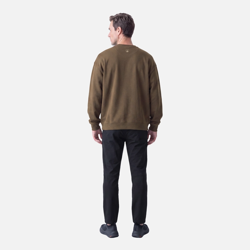 POLERON HOMBRE ULMO CREWNECK SWEATSHIRT CAFE LIPPI V27 - 6