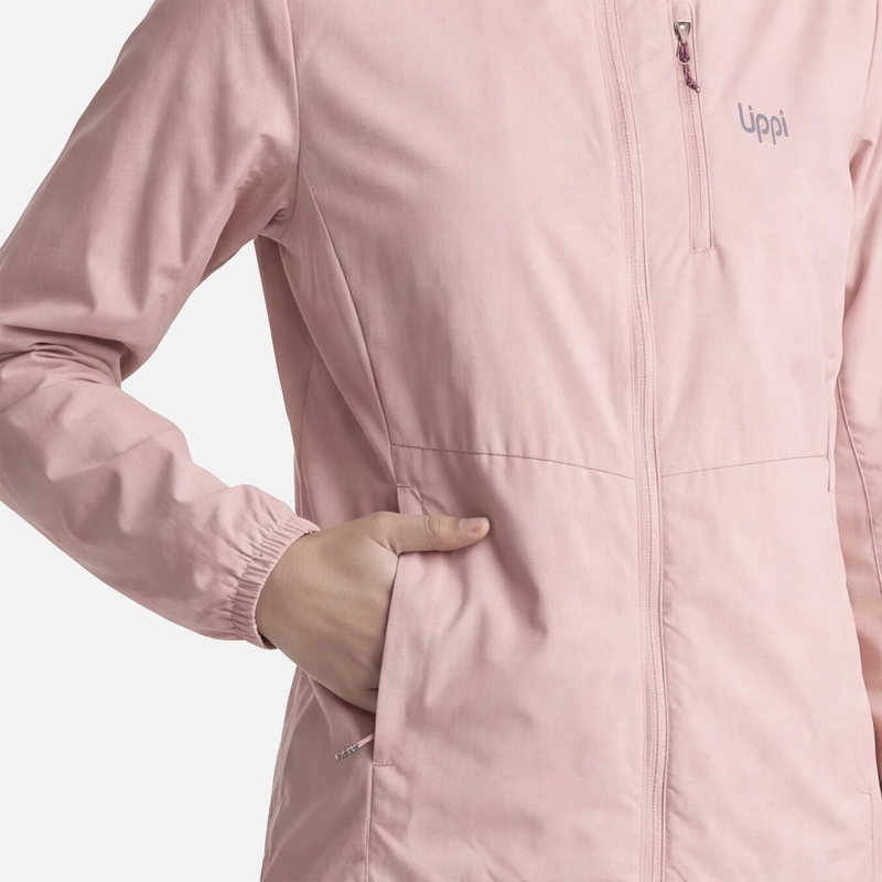 CHAQUETA MUJER NIGHTFALL SL WINDBREAKER HOODY JACKET ROSADO LIPPI V27 - 4