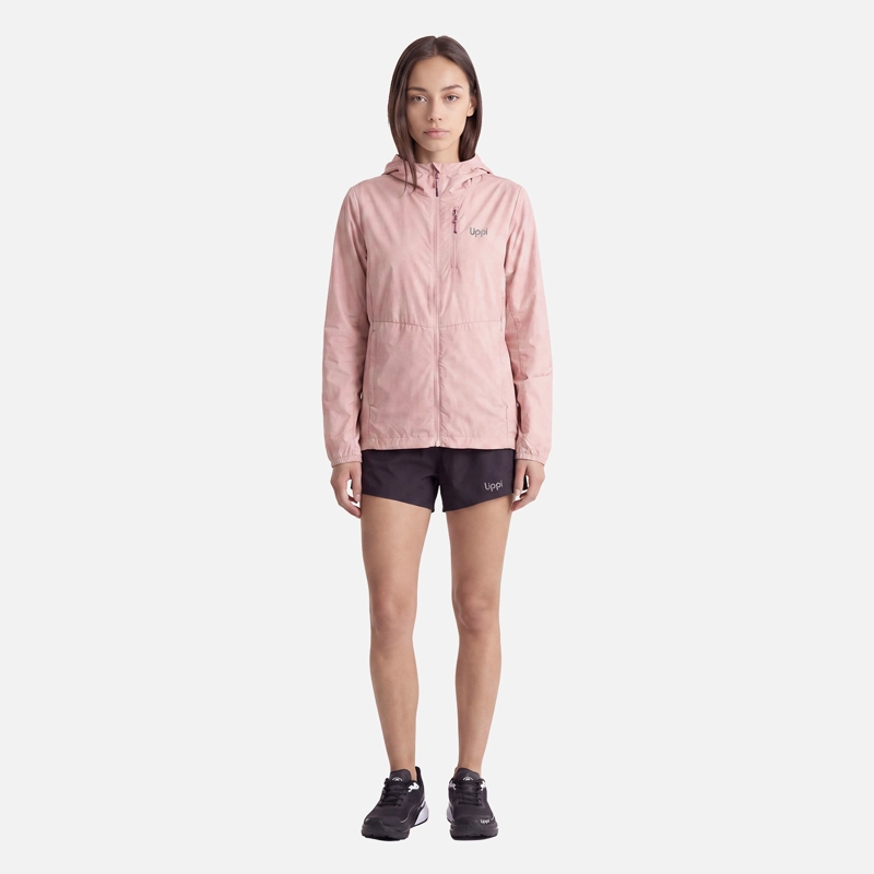 CHAQUETA MUJER NIGHTFALL SL WINDBREAKER HOODY JACKET ROSADO LIPPI V27 - 5