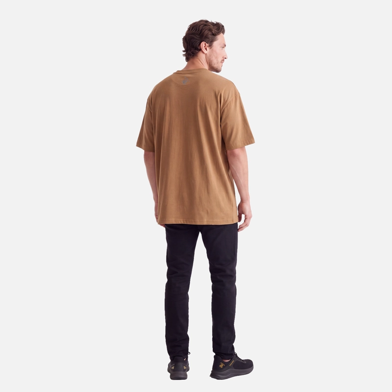 POLERA HOMBRE LOGO CAFE CLARO HAKA HONU V27 - 4