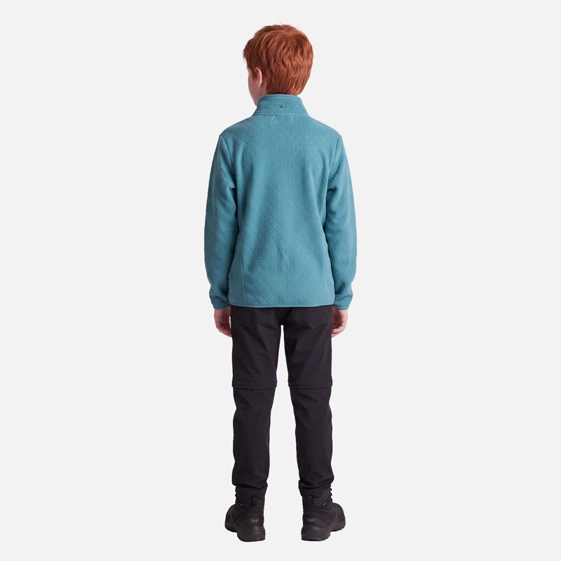 POLERON TEEN BOY JACARANDA NANO-F 1/4 ZIP PETROLEO CLARO LIPPI V27 - 3