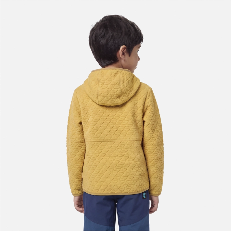POLERON NIÑO SALTAMONTES NANO-F 1/4 ZIP HOODY MOSTAZA LIPPI V27 - 2