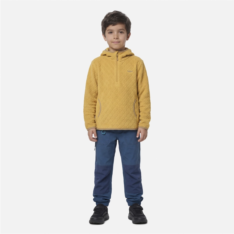 POLERON NIÑO SALTAMONTES NANO-F 1/4 ZIP HOODY MOSTAZA LIPPI V27 - 3