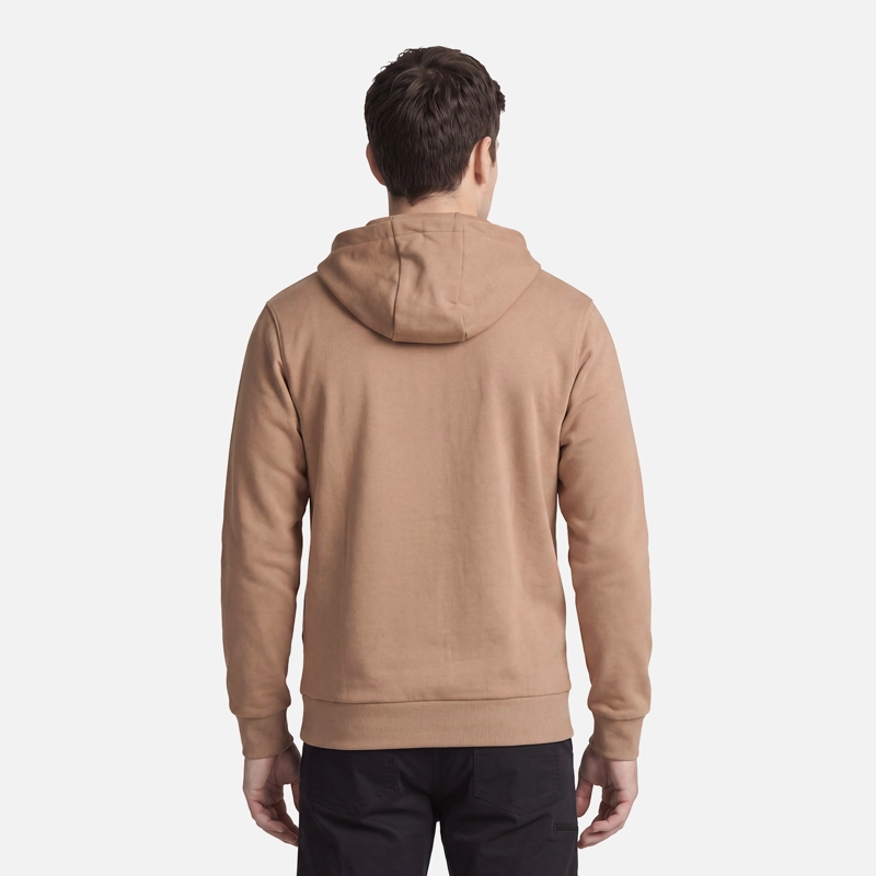 POLERON HOMBRE ULMO FULL ZIP HOODY SWEATSHIRT CANELA LIPPI V27 - 3