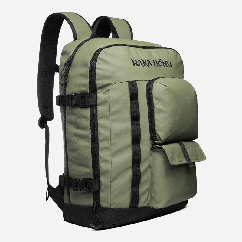 MOCHILA TROME 28L VERDE MILITAR HAKA HONU V27 - 2