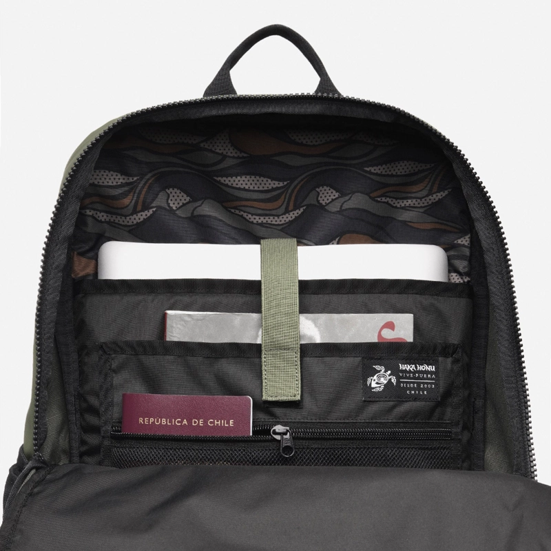 MOCHILA TROME 28L VERDE MILITAR HAKA HONU V27 - 8