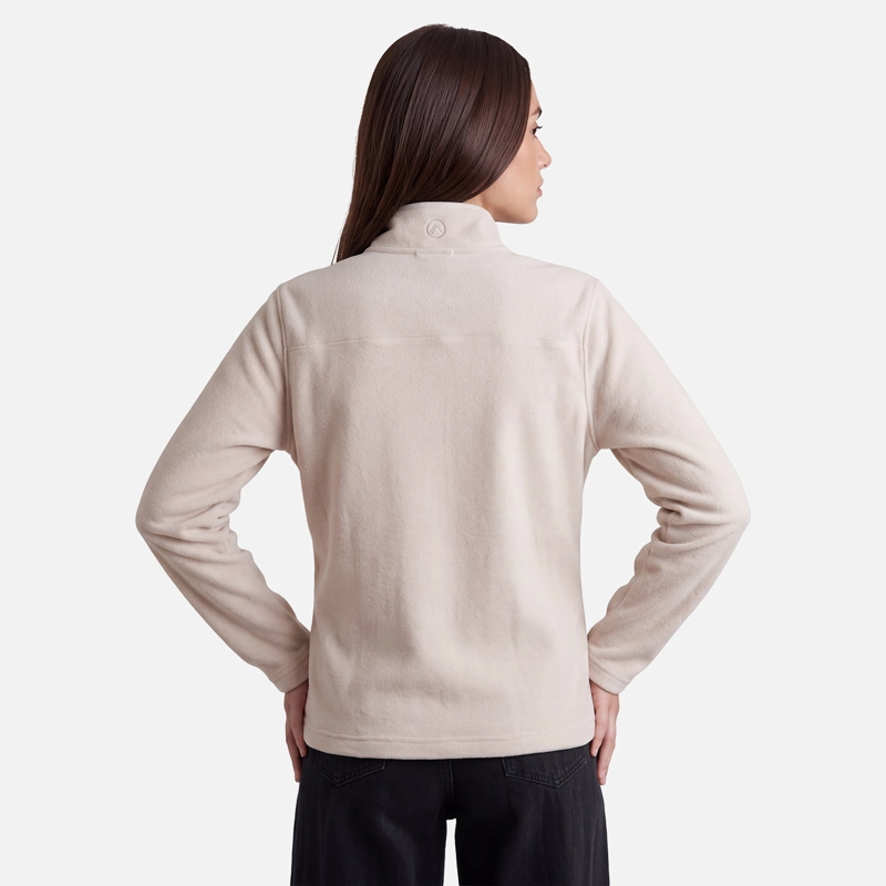 POLAR MUJER ELEMENTAL THERM-PRO 1/4 ZIP BEIGE LIPPI V27 - 3
