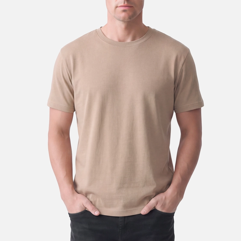 POLERA HOMBRE SUPIMA T-SHIRT CANELA LIPPI V27 - 3