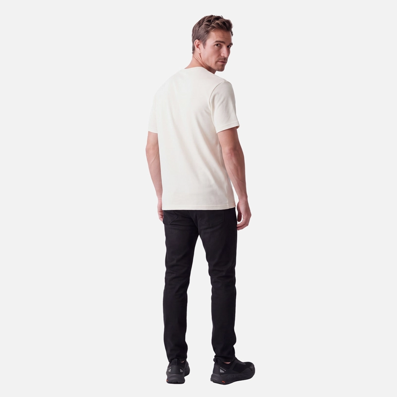 POLERA HOMBRE SUPIMA T-SHIRT CREMA LIPPI V27 - 5