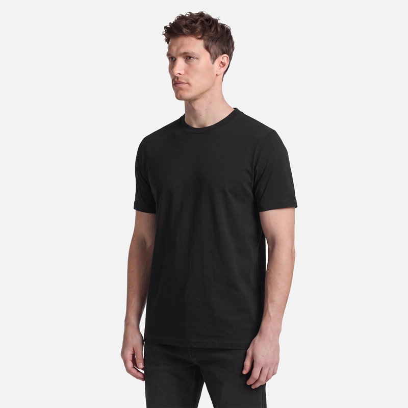 POLERA HOMBRE SUPIMA T-SHIRT NEGRO LIPPI V27 - 2