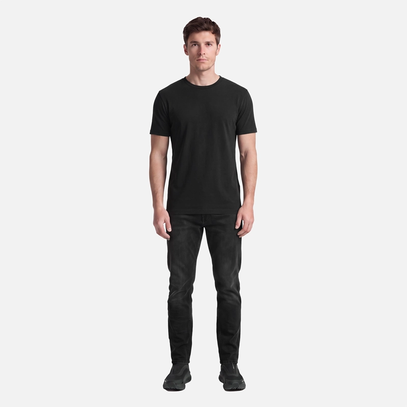 POLERA HOMBRE SUPIMA T-SHIRT NEGRO LIPPI V27 - 4