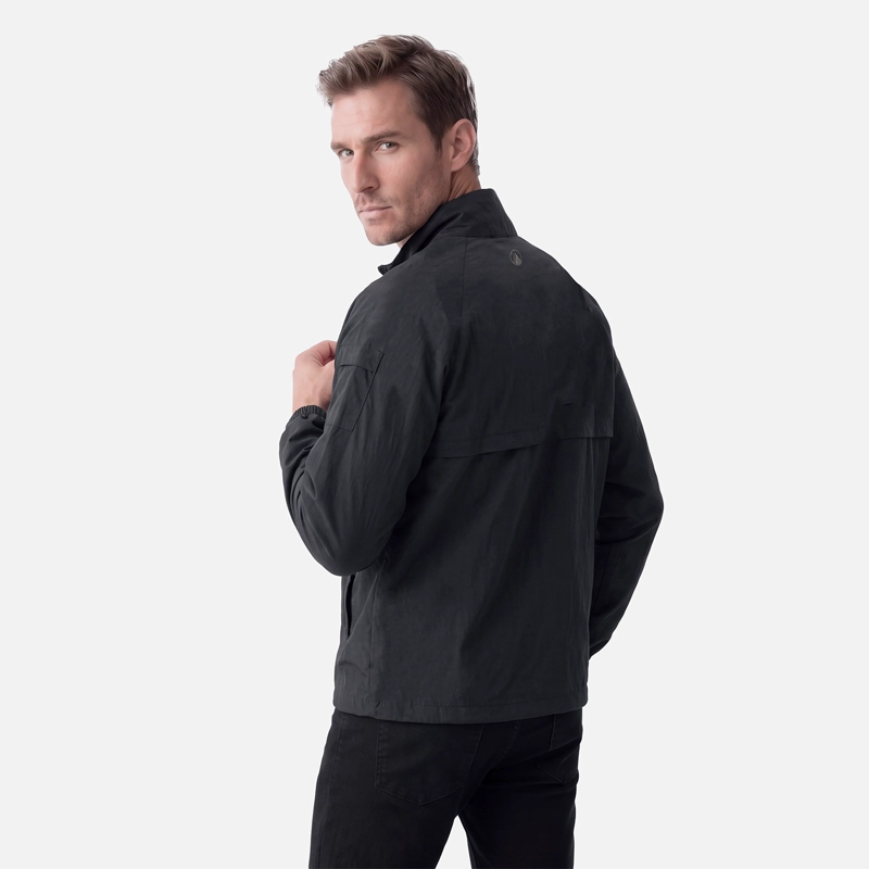 CHAQUETA HOMBRE WINDCITY WINDBREAKER 1/4 ZIP JACKET NEGRO LIPPI V27 - 2